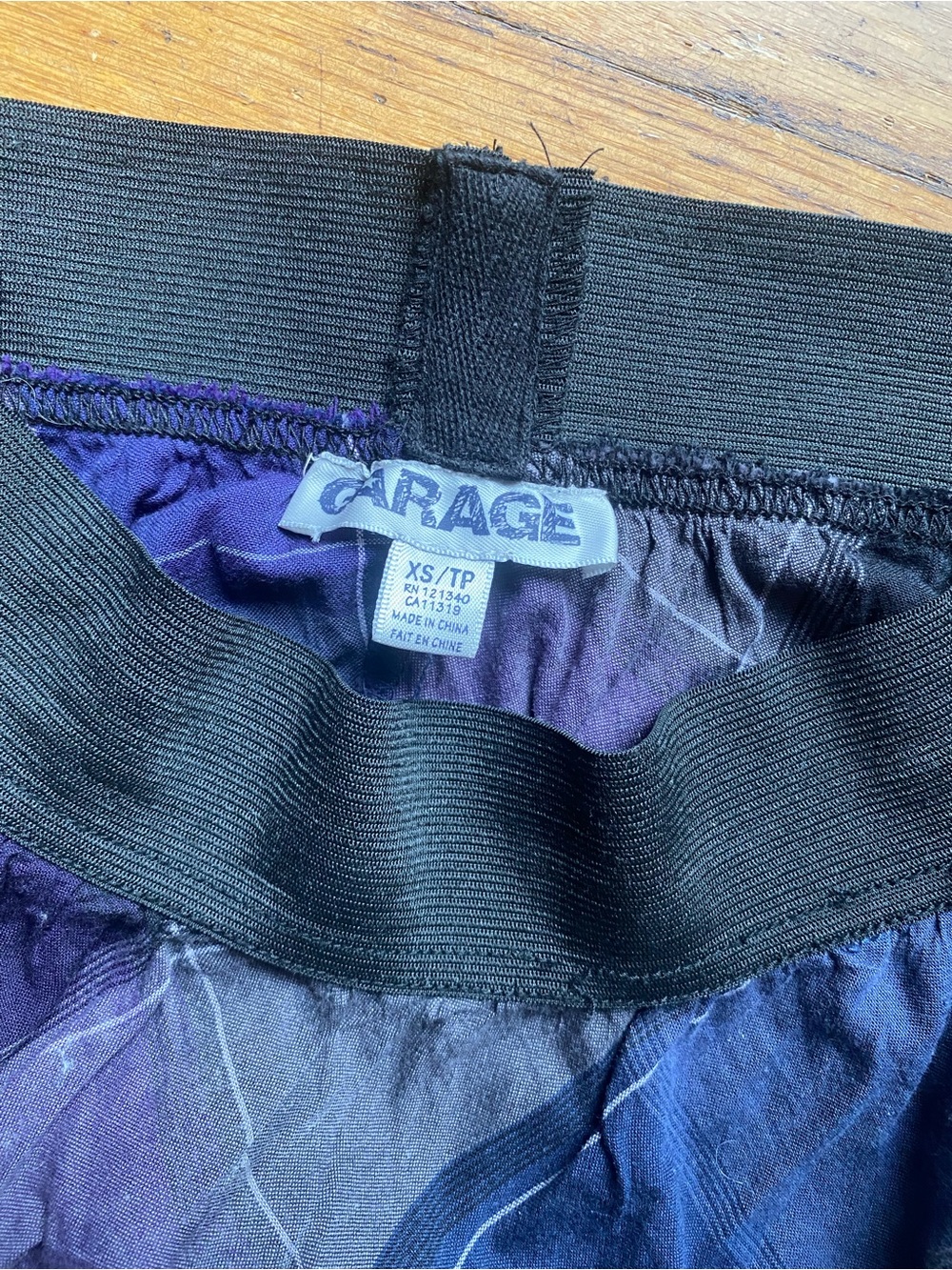 Y2k vintage Garage purple plaid skirt - Picture 2 of 3